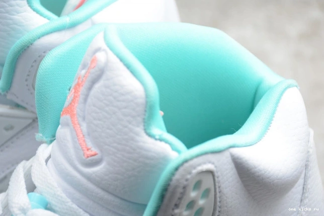 Chep Onekick Jordan 5 GS Light Air 440892-100 Aqua 0613